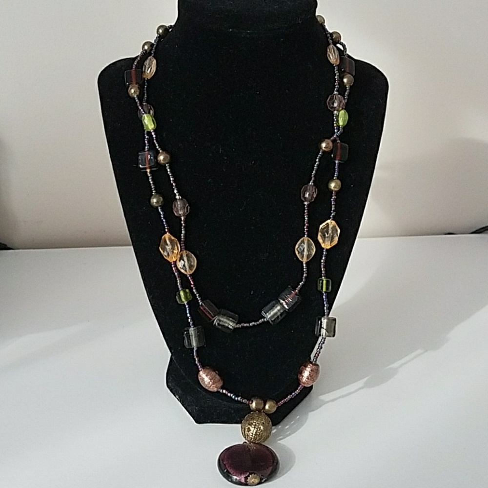 Layered Stone Necklace